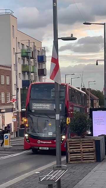 Dagenham Heathway -British flags everywhere