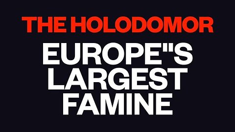 THE HOLODOMOR: EUROPE'S LARGEST FAMINE | 1930-1933 | KNOW THE CRUELTY OIF YOUR ENEMIE