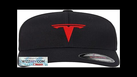 Tesla Motors Flex Fit Hat Baseball Cap Embroidered Flat Curved Brim Review