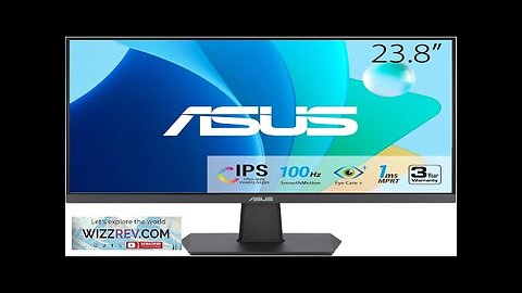 ASUS 24” (23.8-inch viewable) 1080P Eye Care Monitor (VA24EHF) IPS Full Review