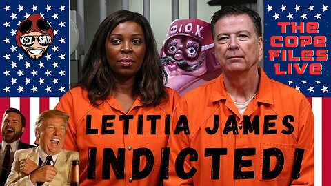 Cope Files Live - Letitia James Indicted, Israel Peace Deal. The Winning Never Ends!