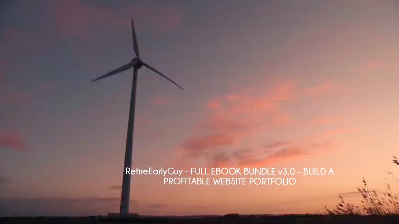 RetireEarlyGuy – FULL EBOOK BUNDLE v3.0 – BUILD A PROFITABLE WEBSITE PORTFOLIO course download