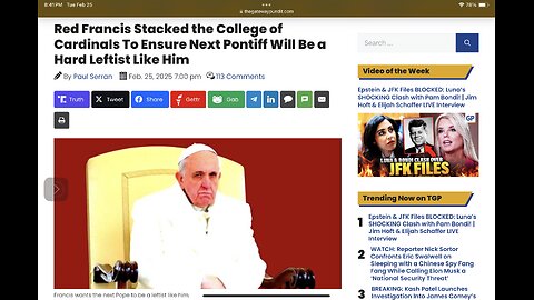 Red Francis Stacked the College of Cardinals To Ensure Next Pontiff Will Be a Hard Leftist Like Him