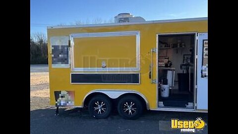 Like New 2021 - Spartan 8' x 16' Food Concession Trailer | Mobile Vending Unit for Sale in Arkansas!