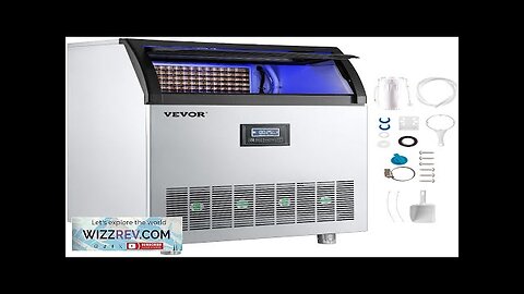 VEVOR 110V Commercial Ice Maker Machine 200LBS/24H 710W Stainless Steel Ice Machine Review