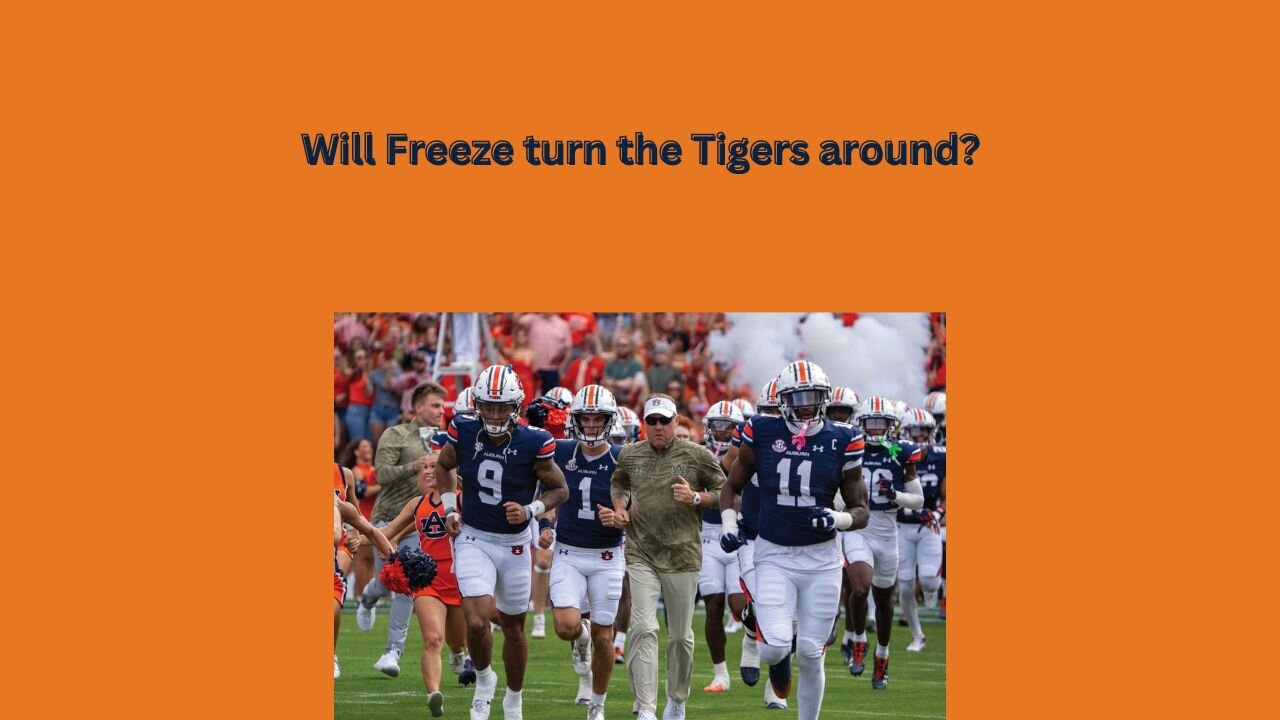 The Auburn Tigers were close all year, but could not pull off a winning season