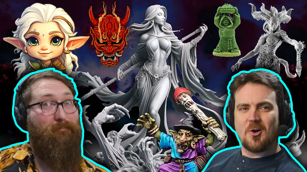 Kickstarter Miniatures 46 - Tom and Ben