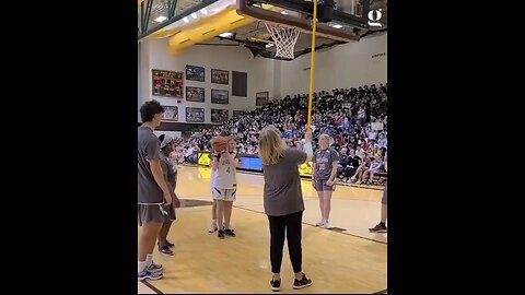 The Crowd Goes Silent So A Blind Student Could Hear The Sound Cue & Attempt A Free Throw