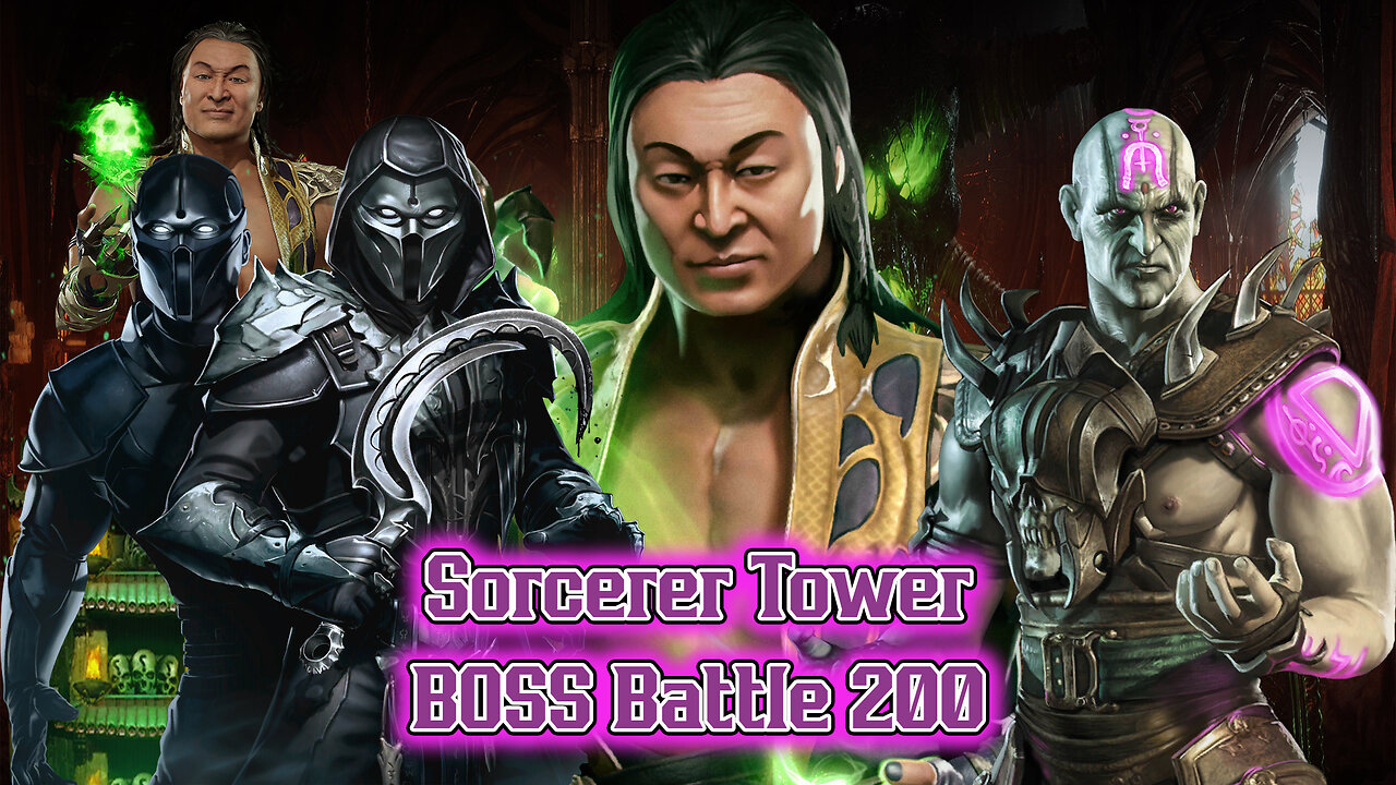 MK Mobile. Sorcerers Tower BOSS Battle 200