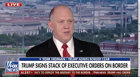 ICE Deportation Operations have Begun, says Trump border Czar Tom Homan