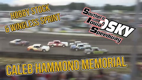Caleb Hammond Memorial | Wingless Sprint Car & Hobby Stock | Southern Iowa Speedway | 7-16-2019