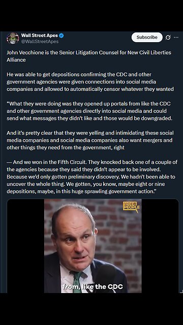 “What they were doing was they opened up portals from like the CDC and other government...