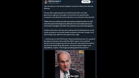 “What they were doing was they opened up portals from like the CDC and other government...