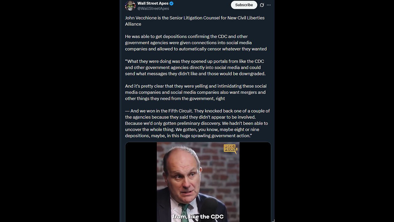 “What they were doing was they opened up portals from like the CDC and other government...