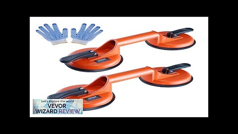 VEVOR Glass Suction Cup 4.7" 2 Pack 330 lbs Load Capacity Vacuum Review