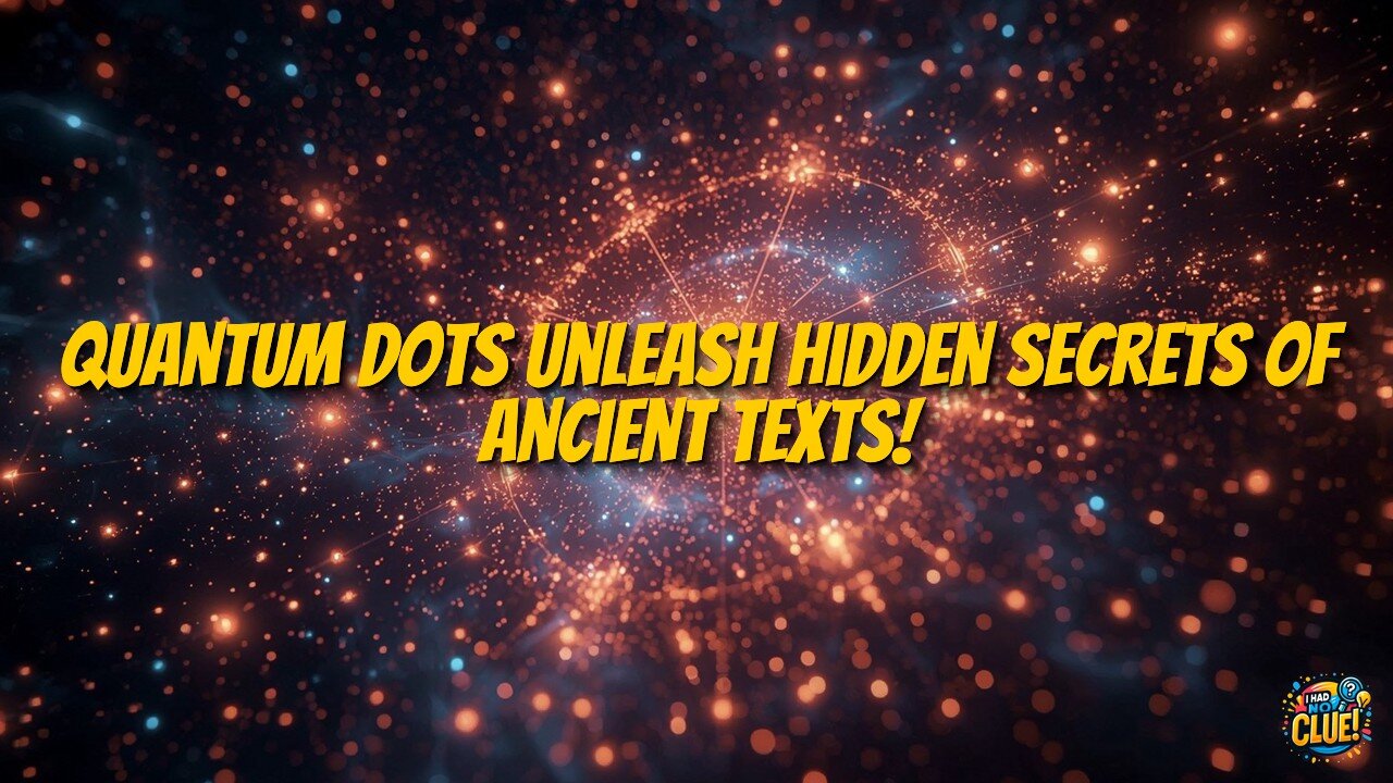 Quantum Dots Revolutionize Ancient Papyri Text Discovery