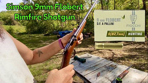 Simson Single Shot 9mm Flobert Karabiner