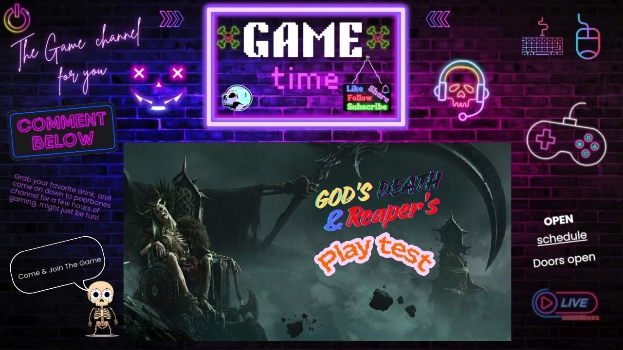 Gods Death and Reapers : play test, lets try pvp
