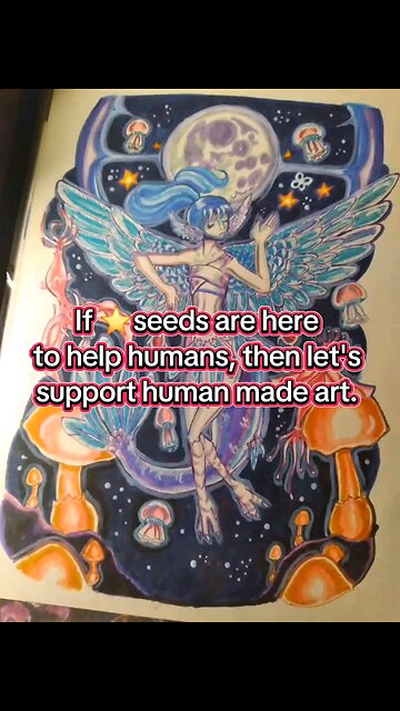 When all the starseed/intergalactic federation content uses Ai generated art. No. Oh. Absolve.