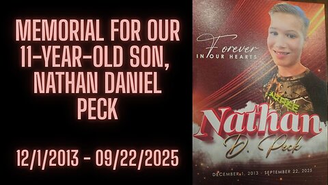 Funeral for Nathan Daniel Peck | TSR 425