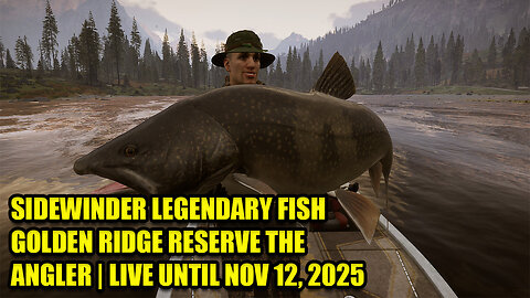 Sidewinder Legendary Fish Guide | Golden Ridge Reserve | The Angler (Live Until Nov 12, 2025)