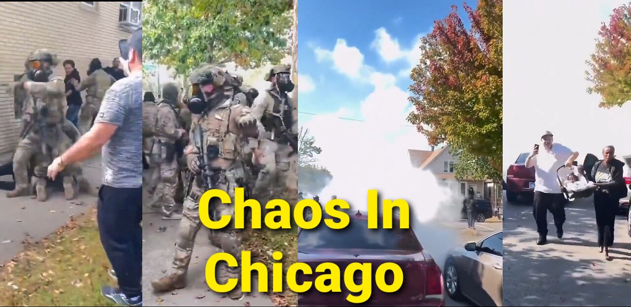 Chicago Erupts in Chaos: Massive Crowd Clashes with ICE Agents!