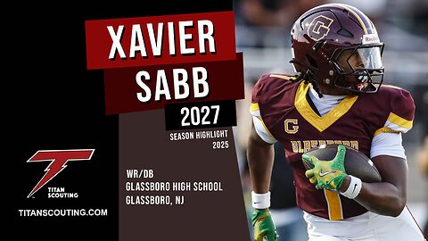Xavier Sabb (WR/DB) - Football Athlete Marketing Video 2025