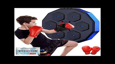 Music Boxing Machine with Boxing Gloves Smart Bluetooth Music Boxing Machine Boxing Review