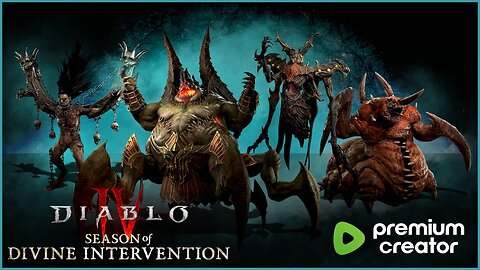 Diablo IV Season 11 LIVE | Divine Intervention & Lord of Hatred | Premium Creator