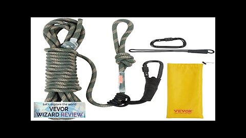 VEVOR Tree Stand Safety Rope 30 ft/91.44 m Treestand Lifeline Rope 30KN Review