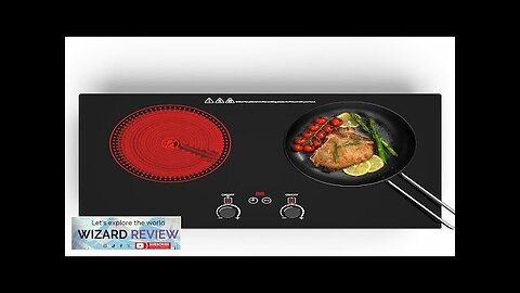 Electric Cooktop110V 2400W Electric Stove Top with LCD Touch and Knob ControlBuilt-in Review