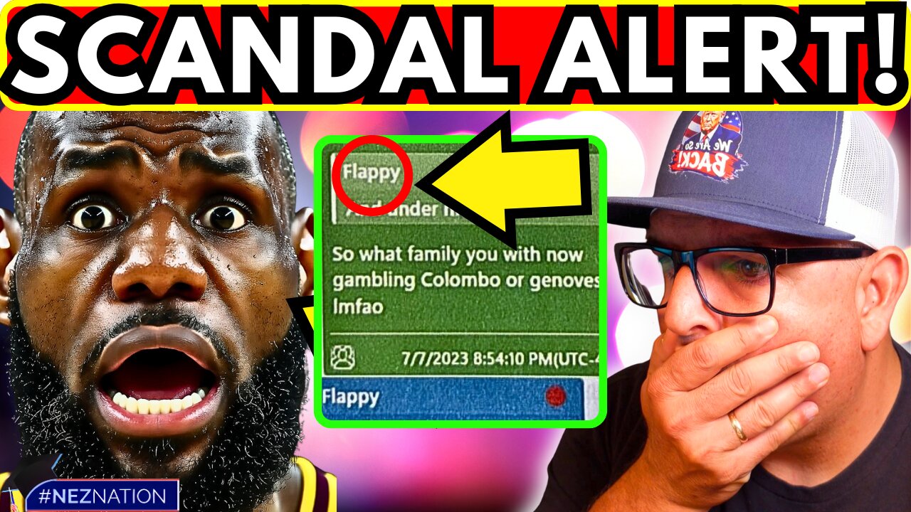 🚨LeBron James INVOLVED in the BIGGEST NBA Gambling Scandal of ALL TIME! Mafia TEXTS REVEALED