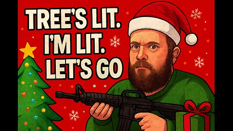 🎄 Tree’s Lit. I’m Lit. Let’s Go