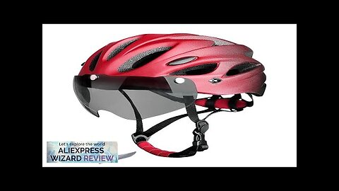 Bike Helmet with LED Tail Light Adult Cycling Helmet Fit 58-62cm Lightweight Review