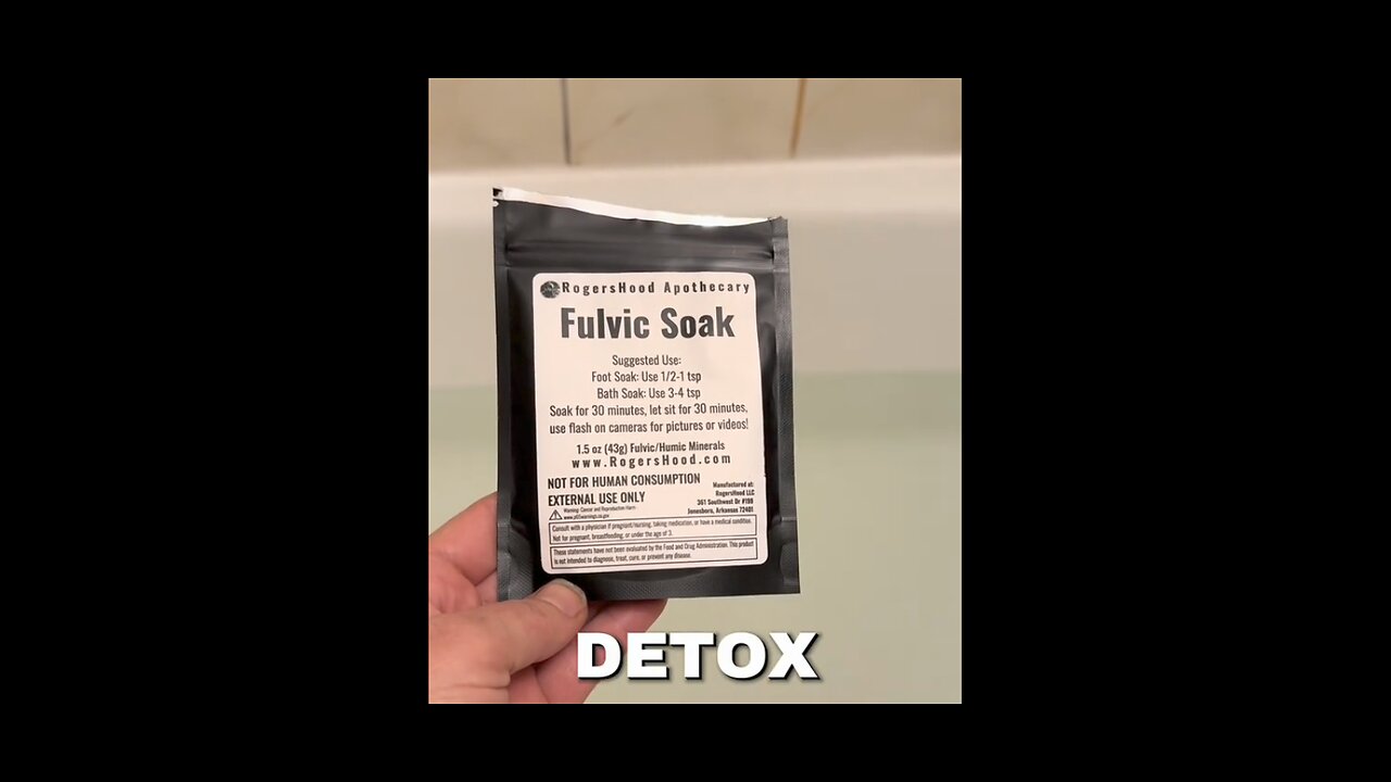 FULVIC ACID DETOX SOAK PT2