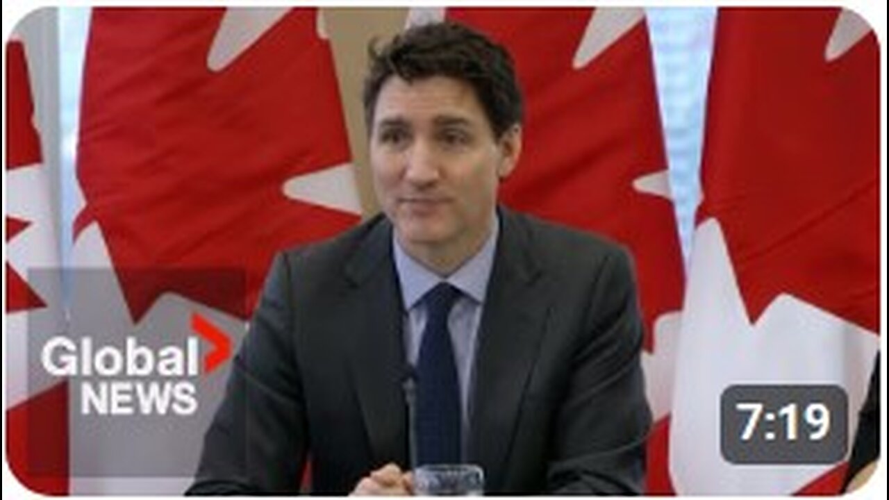 Trudeau warns of "forceful response" if Trump pulls trigger on tariffs | FULL