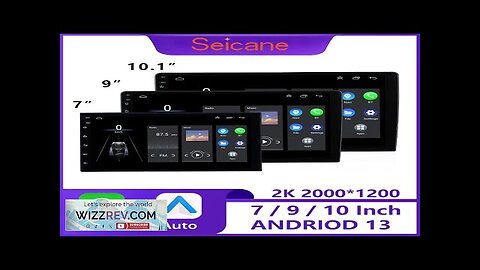 7 9 10 inch 2 din Android 13 Carplay Universal Car Radio Review