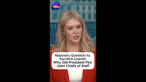 Why Did President Trump Fire the Joint Chiefs of Staff? | White House Press Briefing!