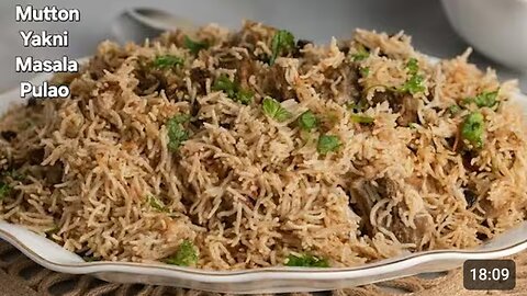 "Mutton Masala Yakhni Pulao | Restaurant Style Recipe | Soft Juicy Meat & Fluffy Rice" #viral #food