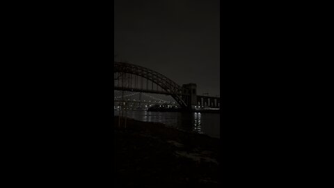 Ghost in Hell gate bridge, queens New York 😳