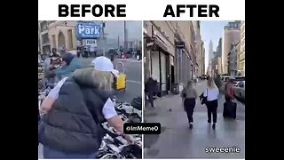 1 Day Of ICE Cleanup In Downtown Manhattan. Night And Day. No AI. Vid Shot By A Long Term Resident.