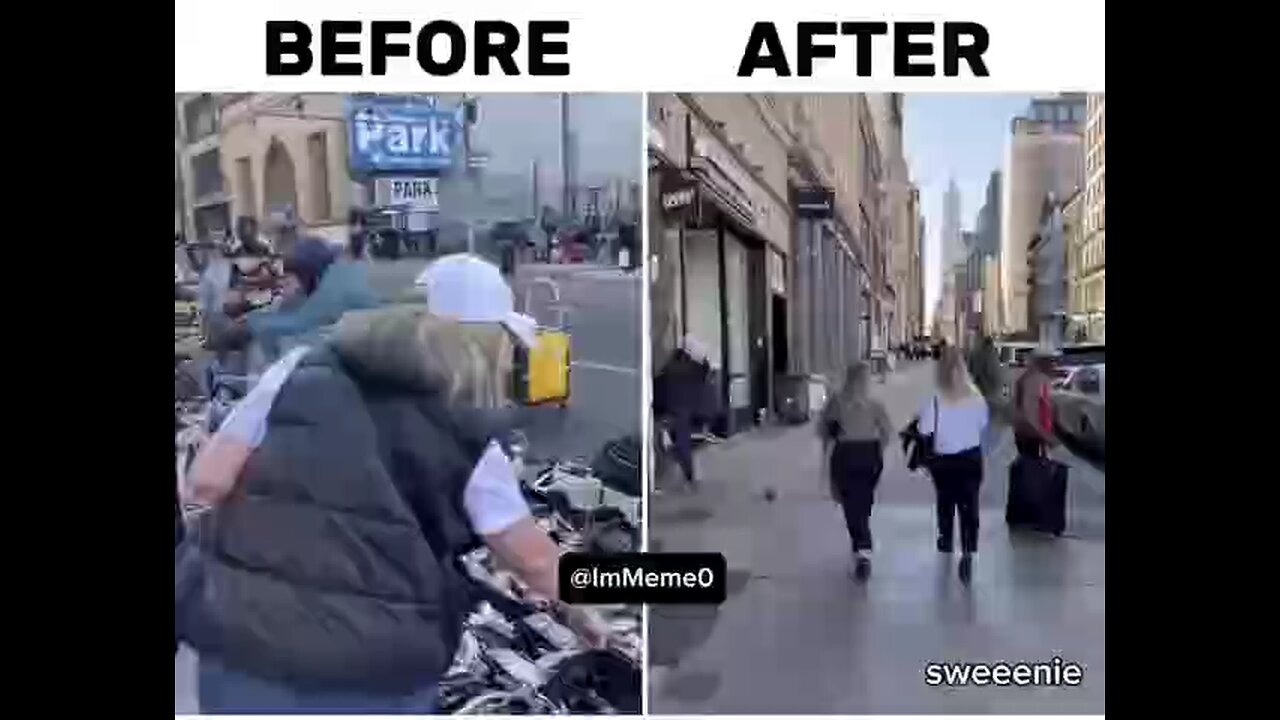 1 Day Of ICE Cleanup In Downtown Manhattan. Night And Day. No AI. Vid Shot By A Long Term Resident.