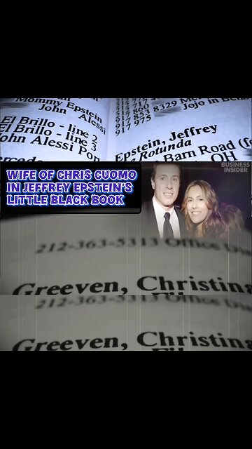Chris Cuomo wife is in Epstein's blackbook