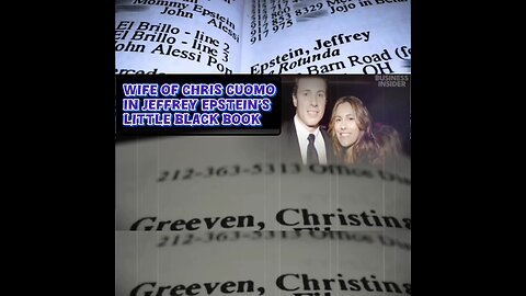 Chris Cuomo wife is in Epstein's blackbook