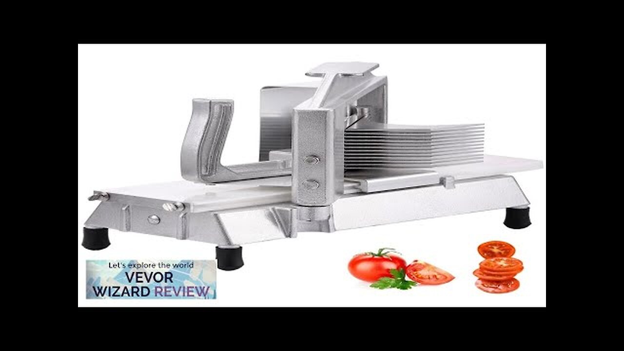 VEVOR Commercial Tomato Slicer 3/16 inch Heavy Duty Tomato Slicer Tomato Cutter Review