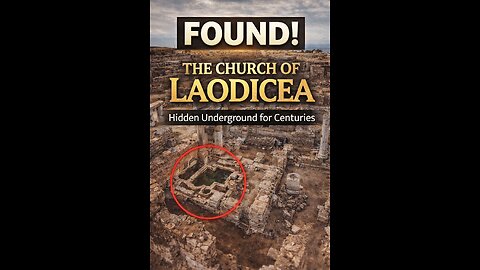This church from the Book of Revelation was just found.