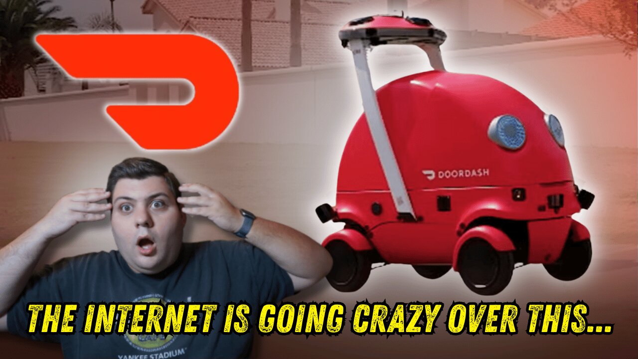 DoorDash’s New Delivery Robot “Dot” Is Causing CHAOS Online!