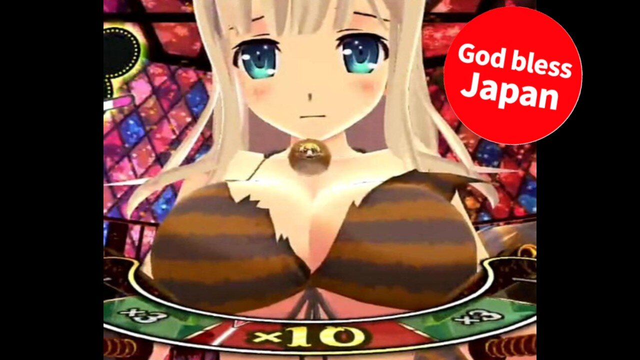 Anime Girl Scores Big in Intense Video Game Challenge!