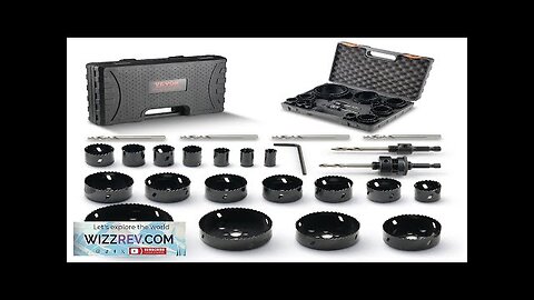 VEVOR Hole Saw Kit 18 PCS Saw Blades 6 Drill Bits 1 Review