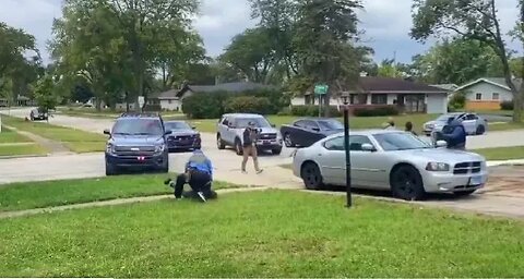 In Chicago, four vehicles descended and eight ICE agents moved in to kidnap a child.
			